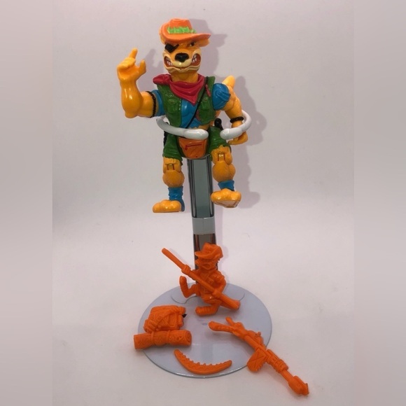 90S TMNT Walkabout Action Figure 100% Complete w Accessories - Picture 1 of 4